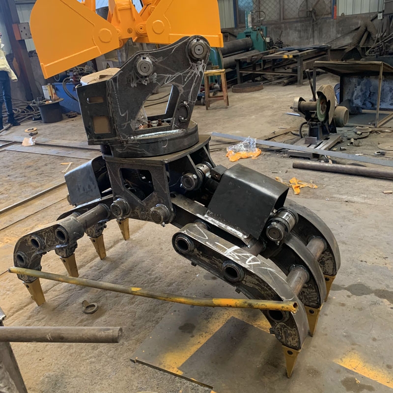 挖机旋转抓钢机