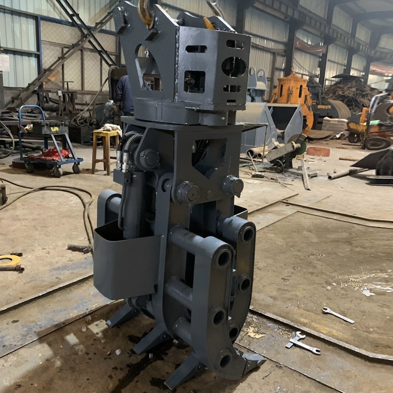 挖机旋转抓钢机