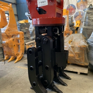 挖机旋转抓钢机