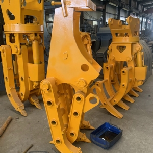 挖机旋转抓钢机