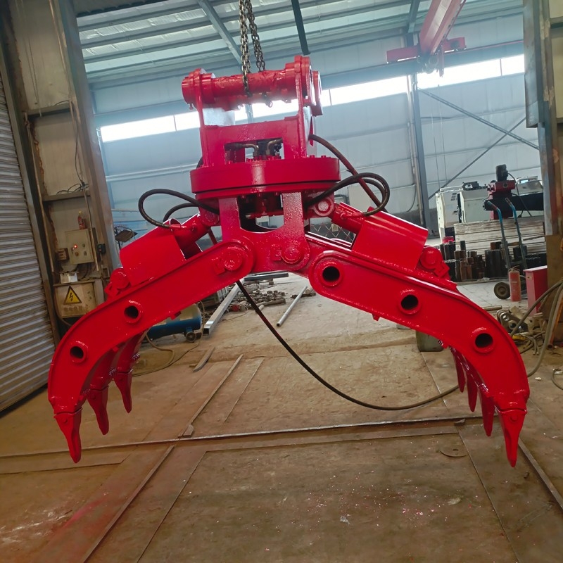 挖机旋转抓钢机
